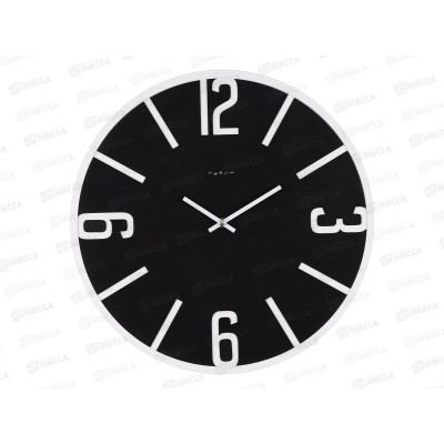Часы настенные &quot21 Век&quot 4013-001 40см Моменты Рубин черный+белый
