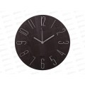 Часы настенные &quot21 Век&quot 3010-004 30см Классика Рубин коричневый+серебро