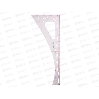 Лекало портновское "Gamma" LUR-05 толщина 2мм 60,5смх24см в пакете Лекало портновское "Gamma" LUR-05 толщина 2мм 60,5смх24см в пакете