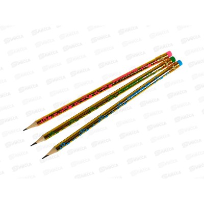 Карандаш чернографитный с ластиком CENTRUM HB заточ.,наб 3шт, 88800 *36 Карандаш чернографитный с ластиком CENTRUM HB заточ.,наб 3шт, 88800 *36