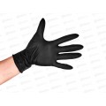 Перчатки нитриловые SFM SUPERSOFT S н/стер,н/опудр,текс.черн *100