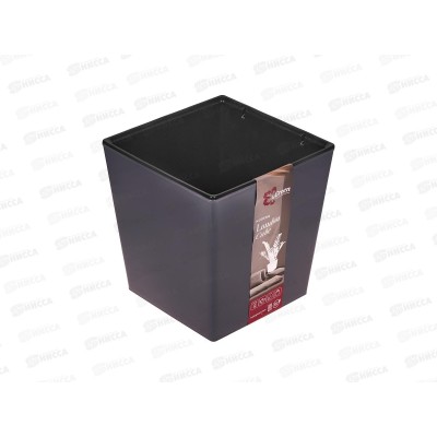 Горшок для цветов . &quotInGreen London CUBE&quot 4,2л вулканический серый  IG780010026 *6