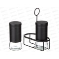 Набор баночек для специй из 2шт на металлической подставке 172-146 Набор баночек для специй из 2шт на металлической подставке 172-146