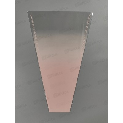 Пакет для цветов Конус &quotПереход&quot 30*45см розовый 10155961 *30