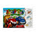 Раскраска "УМКА" 09746-4, Быстрые машинки. 8стр. 210х140мм  *100