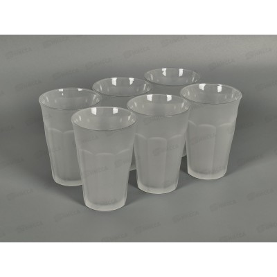 Набор стаканов французких Picardie матовых 6шт 360мл 1029SR06C1: