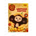 Цветной картон 8л 8цв МП немел.Чебурашка,.53134*40 Цветной картон 8л 8цв МП немел.Чебурашка,.53134*40