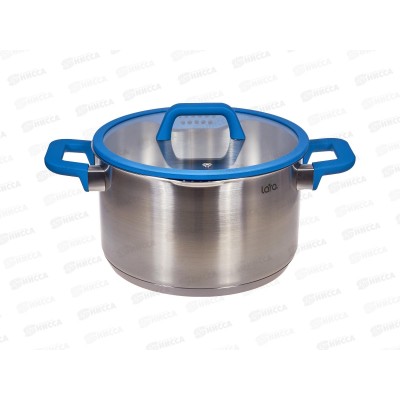 Кастрюля САПФИР 24х12см 6.2л, индукционное дно, крышка стекло LR02-794 Кастрюля САПФИР 24х12см 6.2л, индукционное дно, крышка стекло LR02-794