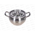 Кастрюля Токио 18х11,5см 3.1л, индукционное дно, крышка LR02-262