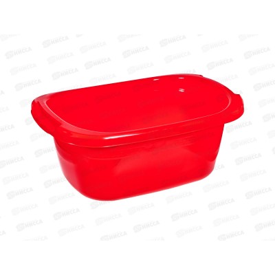 Таз 18л пластмассовый овальный красный *15 ИНТ Таз 18л пластмассовый овальный красный *15 ИНТ