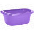 Таз  18л пластмассовый овальный фиолетовый *15    ИНТ