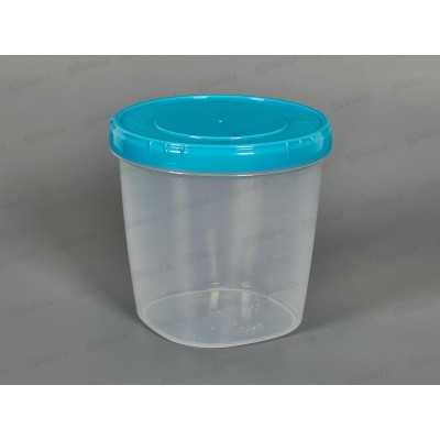 Емкость (Банка) 1л крышка голубая *40 ИНТ Емкость (Банка) 1л крышка голубая *40 ИНТ