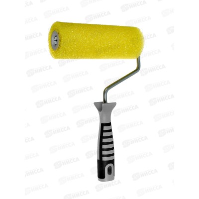 Валик в сборе "Профи"для нанесения штукатурок (струк.поролон) 180мм Валик в сборе "Профи"для нанесения штукатурок (струк.поролон) 180мм