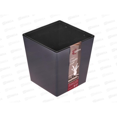 Горшок  для цветов  &quotInGreen London CUBE&quot 11,6л вулканический серый IG780110026 *6