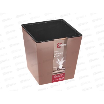 Горшок для цветов "InGreen London CUBE" 11,6л французский платан IG780110105 *6 Горшок для цветов "InGreen London CUBE" 11,6л французский платан IG780110105 *6