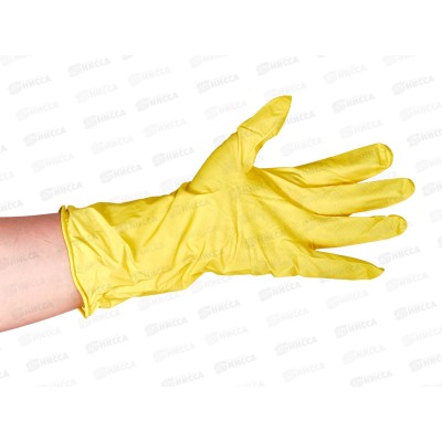 Homex Перчатки хозяйственные с хлопковым напылением р.L Очень нежные Homex Перчатки хозяйственные с хлопковым напылением р.L Очень нежные