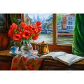 Алмазная мозаика (блест.) 30х40см Утренний пейзаж, НД-2714 без подр.