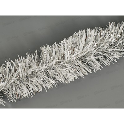 Мишура "Снежное сияние" 2м 9см Серебро 215-633 Мишура "Снежное сияние" 2м 9см Серебро 215-633