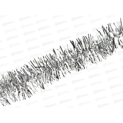 Мишура "Классика" 2м 5см серебро 215-188 Мишура "Классика" 2м 5см серебро 215-188