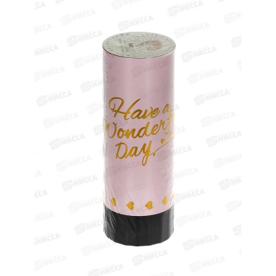 Пневмохлопушка "Воздушные искры" 11см роз золото 195-0426 Пневмохлопушка "Воздушные искры" 11см роз золото 195-0426