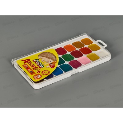 Акварель Каляка-Маляка 24цв б/к пл/уп европодвес, АПКМ24 *30 Акварель Каляка-Маляка 24цв б/к пл/уп европодвес, АПКМ24 *30