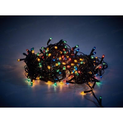 Гирлянда 9м Мини 180 ламп 8 режимов  IP-20 мульти 196-156