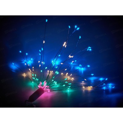 Гирлянда 30см 160 ламп "Сфера" 2 режима IP-20 мульти, тип питания от батареек 183-0227 Гирлянда 30см 160 ламп "Сфера" 2 режима IP-20 мульти, тип питания от батареек 183-0227