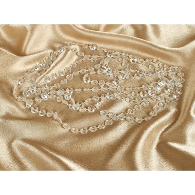 Бусы на елку &quotСтразы&quot 2,7м перламутр 556-268