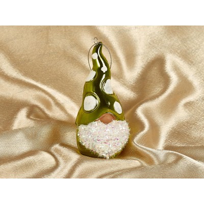 Елочная игрушка Новогодний лесовичок 5,5*12,5см зеленый 916-1144 Елочная игрушка Новогодний лесовичок 5,5*12,5см зеленый 916-1144