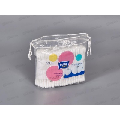 БЕЛЛА ватные палочки 160шт полиэтиленовая упаковка *72