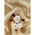 Елочная игрушка Снеговичок 17,4*6см 201-3661