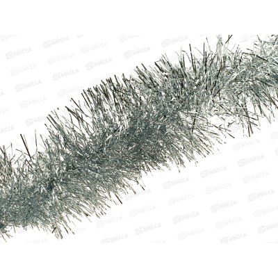 Мишура "Искристое сияние" 2м 13см серебро 215-362 Мишура "Искристое сияние" 2м 13см серебро 215-362