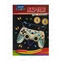 Цветной картон MAZARI 8л. 8цв,мел.,М-17127*40
