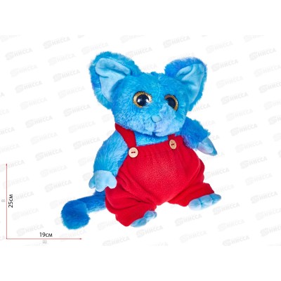 Лемур Купер в красном комбинезоне, с шариками для мелкой моторики, 21/26см 0819220-21 Лемур Купер в красном комбинезоне, с шариками для мелкой моторики, 21/26см 0819220-21