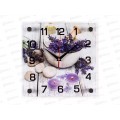 Часы настенные &quot21 Век&quot 2525-059 Цветы лаванды Рубин