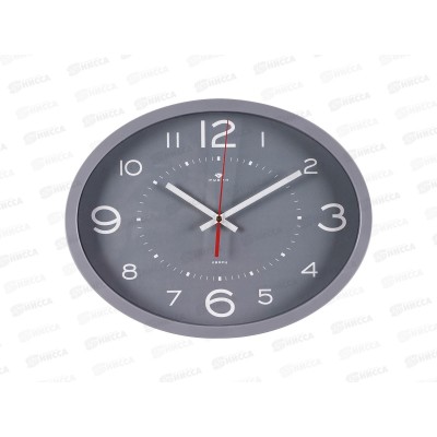 Часы настенные &quot21 Век&quot 2720-119 Классика овал серый Рубин
