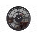 Часы настенные &quot21 Век&quot 3230-004 Классика металл+зеркало черный Рубин