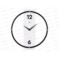 Часы настенные &quot21 Век&quot 3330-001 Time металл+дерево черный+белый Рубин