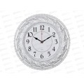 Часы настенные &quot21 Век&quot 3825-006 Классика белый с серебром Рубин