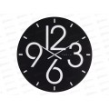 Часы настенные &quot21 Век&quot 4011-001 Цифры металл черный+белый Рубин