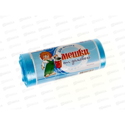 Мешки для мусора 30л (рул/30шт) Н-ск Эконом от Домового 5324, 7,5мкр *50