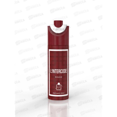 Milestone парфюмированный дезодорант женский L`lntercode Rouge 200мл *12 Milestone парфюмированный дезодорант женский L`lntercode Rouge 200мл *12