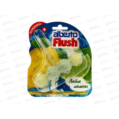 АльбертоFlush Чистящее средство для унитаза Лайм Лимон *10 АльбертоFlush Чистящее средство для унитаза Лайм Лимон *10
