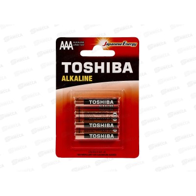 Батарейка ТОШИБА LR03 Red 4/card *4/48/192 Батарейка ТОШИБА LR03 Red 4/card *4/48/192