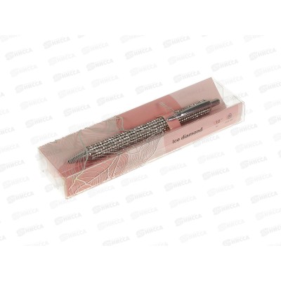 Ручка автоматическая MESHU Ice diamond, синяя 1мм 89867 *24