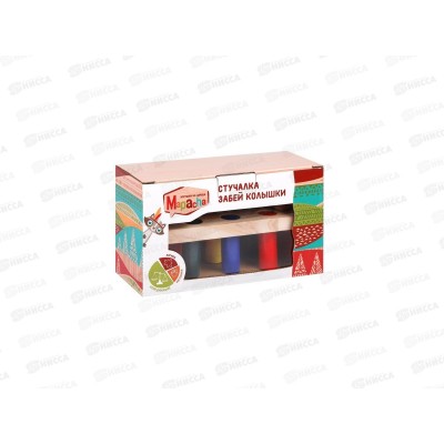 Стучалка "Забей колышки" 19х10см, 76818 Стучалка "Забей колышки" 19х10см, 76818