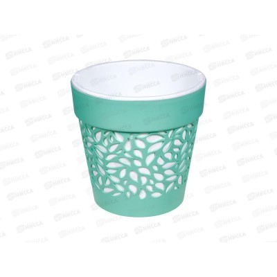 Кашпо &quotБлоссом&quot 8,3л Мята КШ-0538 *6