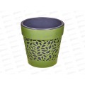 Кашпо &quotБлоссом&quot 8,3л Оливковый/Антрацит КШ-0508 *6