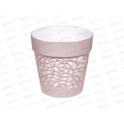 Кашпо "Блоссом" 8,3л Пудра/Белый КШ-0509 *6