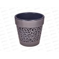 Кашпо &quotБлоссом&quot 8,3л Трюфель/Черный КШ-1289 *6